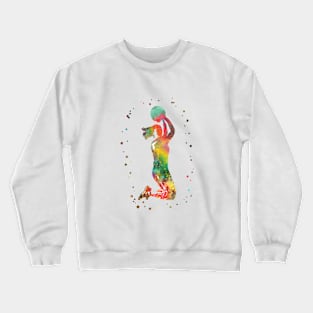 Basketball girl Crewneck Sweatshirt